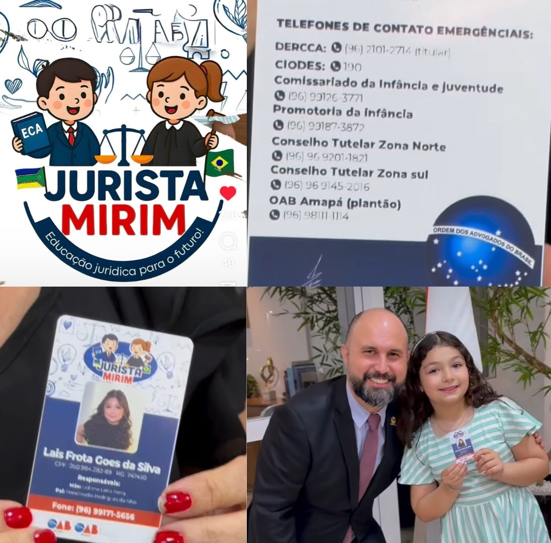 OAB Amapá lança Projeto Jurista Mirim e reforça compromisso com a educação cidadã